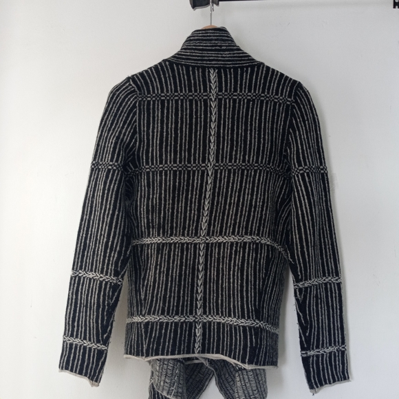 Anthro Sparrow S Lambswool Open Sweater - Picture 2 of 10